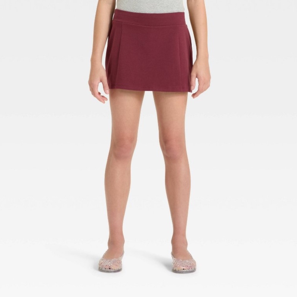 Burgundy Skort for girls